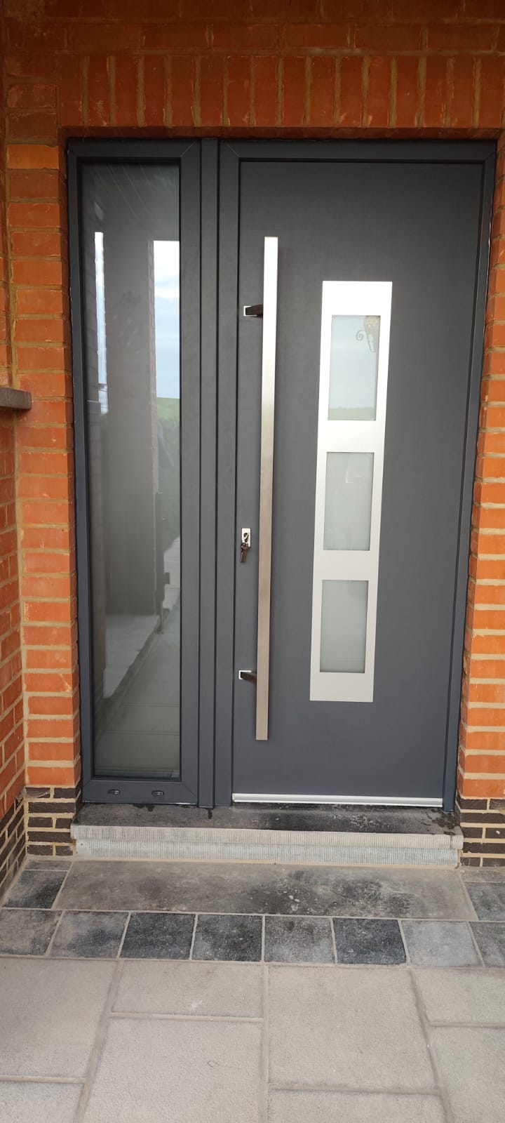 Détail de châssis anthracite installé par VB Pro Châssis